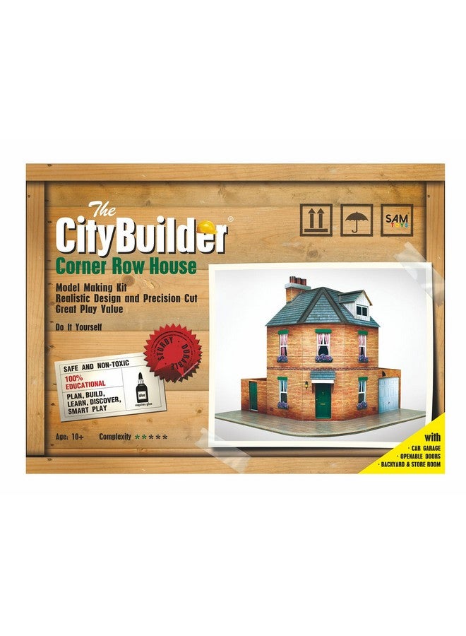 ذا سيتي بيلدر مجموعة صنع نموذج منزل صف الزاوية من The CityBuilder بمقياس 1:43 (7 مم) O Gauge - Image 2