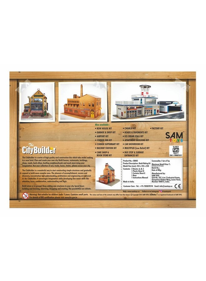 ذا سيتي بيلدر مجموعة صنع نموذج منزل صف الزاوية من The CityBuilder بمقياس 1:43 (7 مم) O Gauge - Image 3