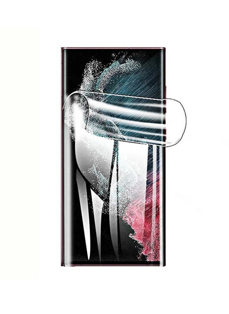 Protection package for the Galaxy S23 Ultra (Samsung Galaxy S23 Ultra), high-quality and clear silicone protection case, supports MagSafe wireless charging, nano HD screen protector, camera lens(3in1)