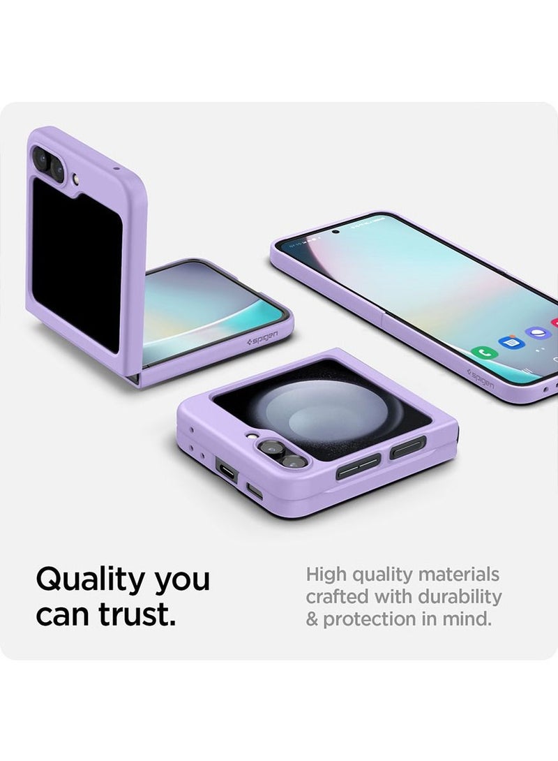 Spigen Air Skin Samsung Galaxy Flip 5 Case Cover (2023) - Rose Purple - Image 2