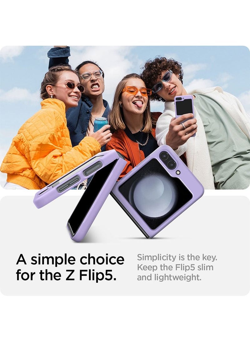 Spigen Air Skin Samsung Galaxy Flip 5 Case Cover (2023) - Rose Purple - Image 3
