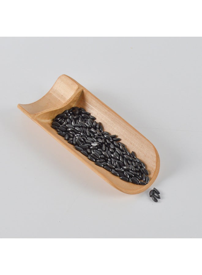 Simulation Cereal Props Simulation Corn Soybean Soybean Rice Food Play Model Nuts Cashew Nuts Peanut Kernel-Color:Black Rice.-Dimensions:See Detailed Description For Dimensions - Image 1