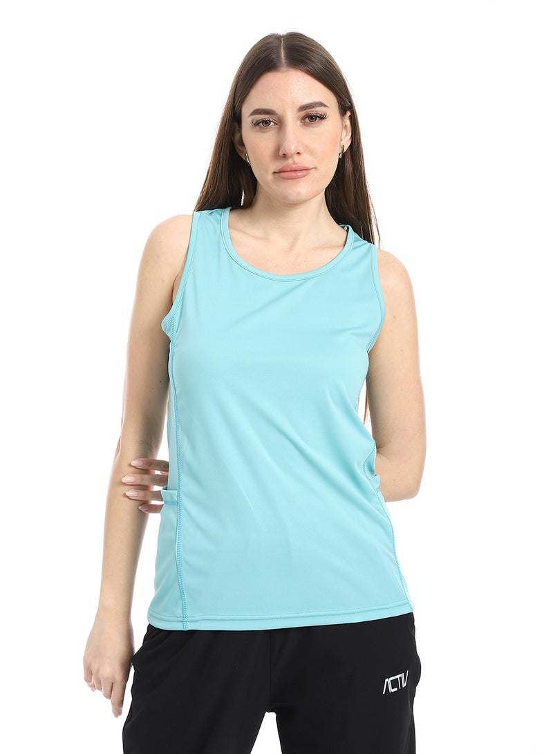 Caesar Women's Cut Sports T-Shirt with Side Pockets - Image 2