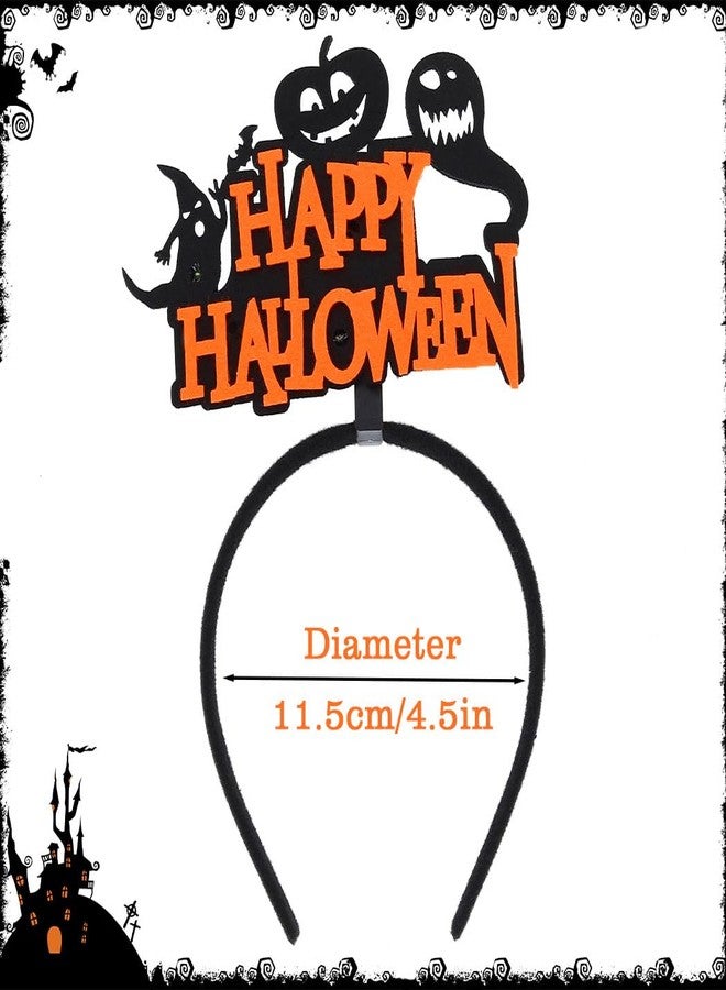 ايفينت طوق رأس مضيء للهالوين من إيرنت، مزود بإضاءة LED سوداء على شكل شبح وخفاش، طوق شعر متوهج، زينة لحفلات الهالوين، إكسسوارات شعر للنساء - Image 5