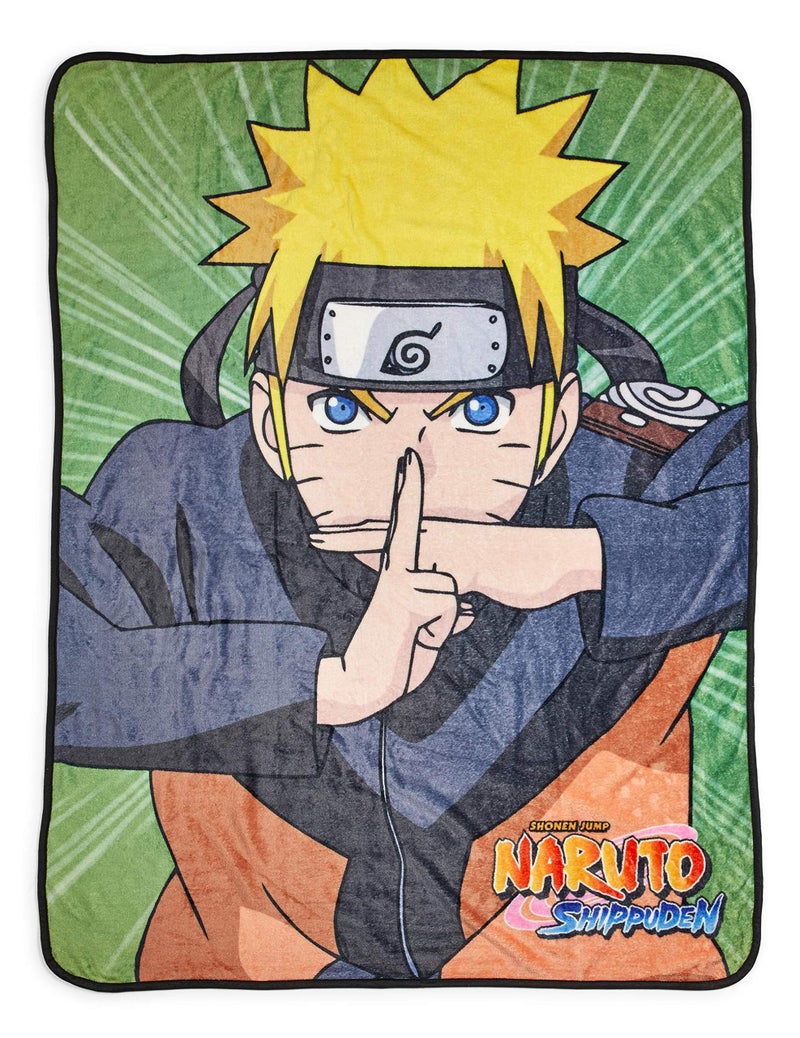 JUST FUNKY Naruto Shippuden Naruto Uzumaki character Fleece Throw Blanket  60 x 45 Inches - Image 3