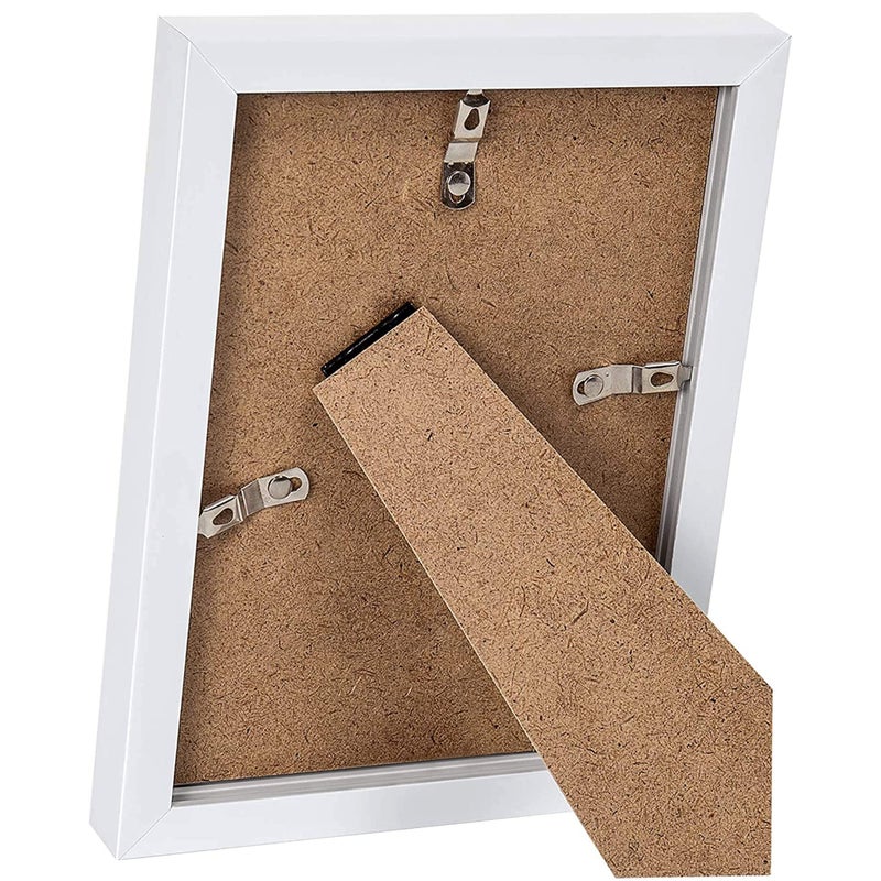 أبس سيمبلز upsimples 4x6 إطار الصورة مجموعة من 10 صور عرض 3.5 × 5 مع حصيرة أو 4x6 بدون حصيرة إطارات متعددة الصور ملصقة للجدار أو الطاولة مع عرض أبيض - Image 3