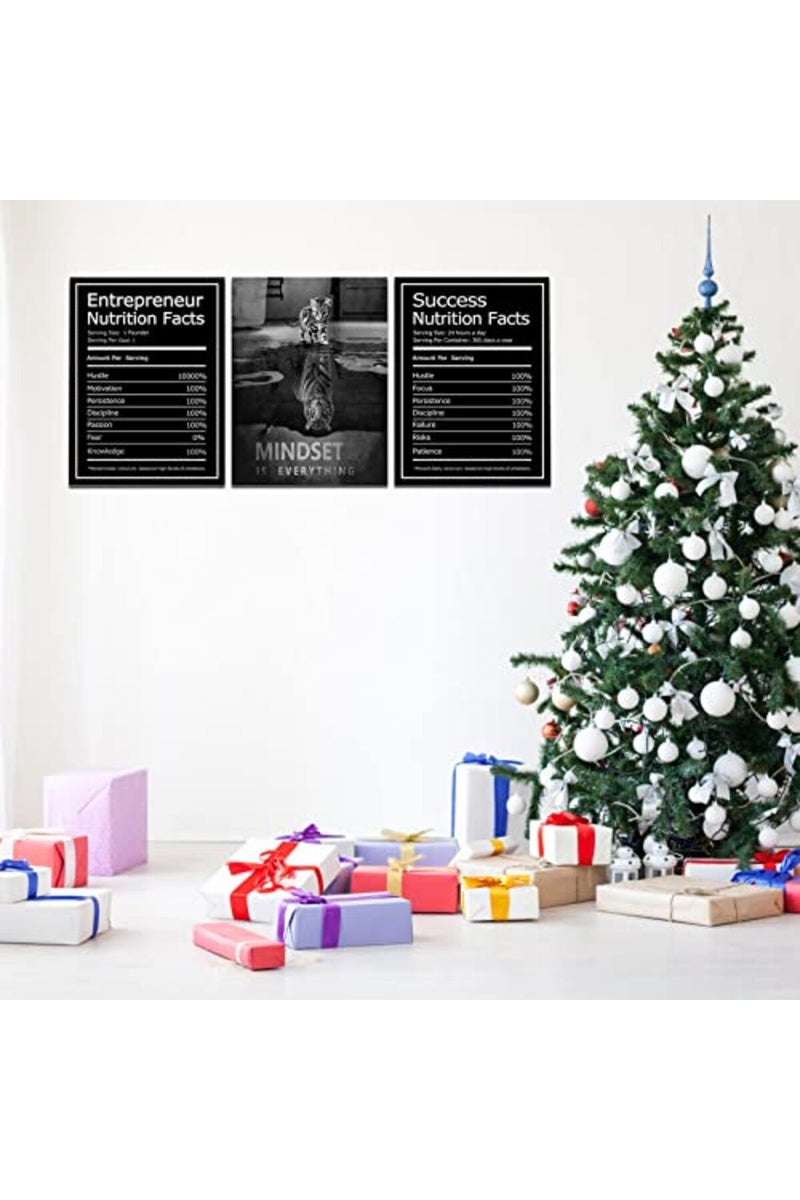KAWAHONE Motivational Mindset Canvas Wall Art - Image 3