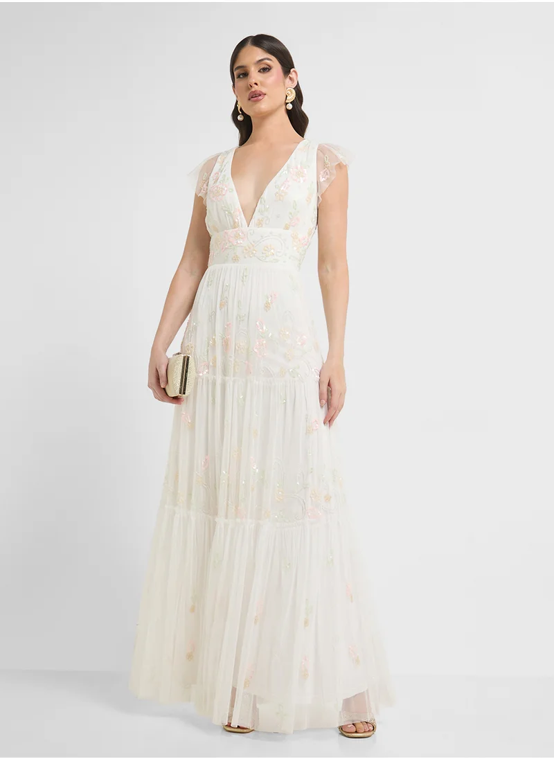 Namshi x Beaded Evening Dress