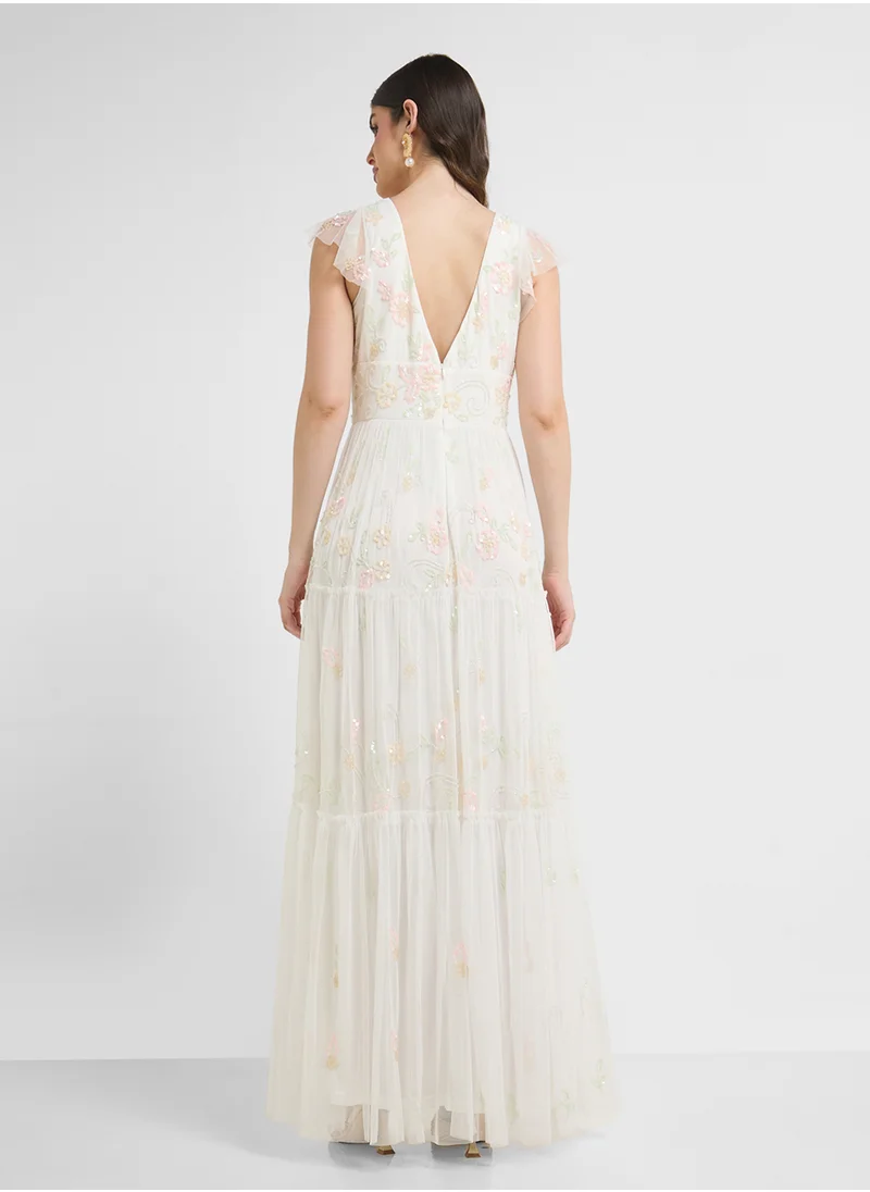 Namshi x Beaded Evening Dress