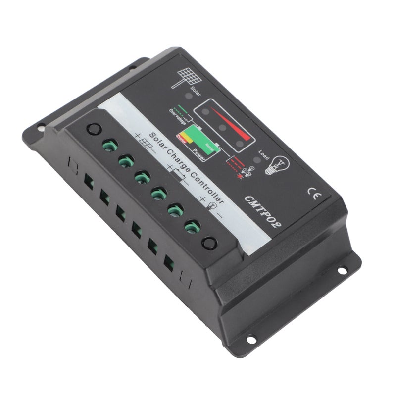Portable Safety 30A 12/24V Solar Panel Battery Regulator Charge Charging Controller - Image 4