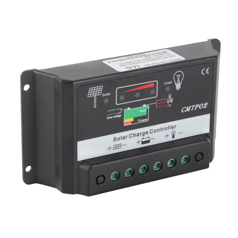 Portable Safety 30A 12/24V Solar Panel Battery Regulator Charge Charging Controller - Image 3