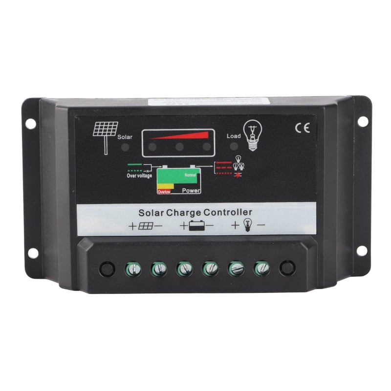 Portable Safety 30A 12/24V Solar Panel Battery Regulator Charge Charging Controller - Image 1