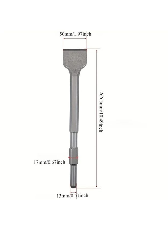 1 Set Stainless Steel Masonry Drill Bit Hex Shank Scraping Chisel Tool For Electric Jack Hammers - Image 3