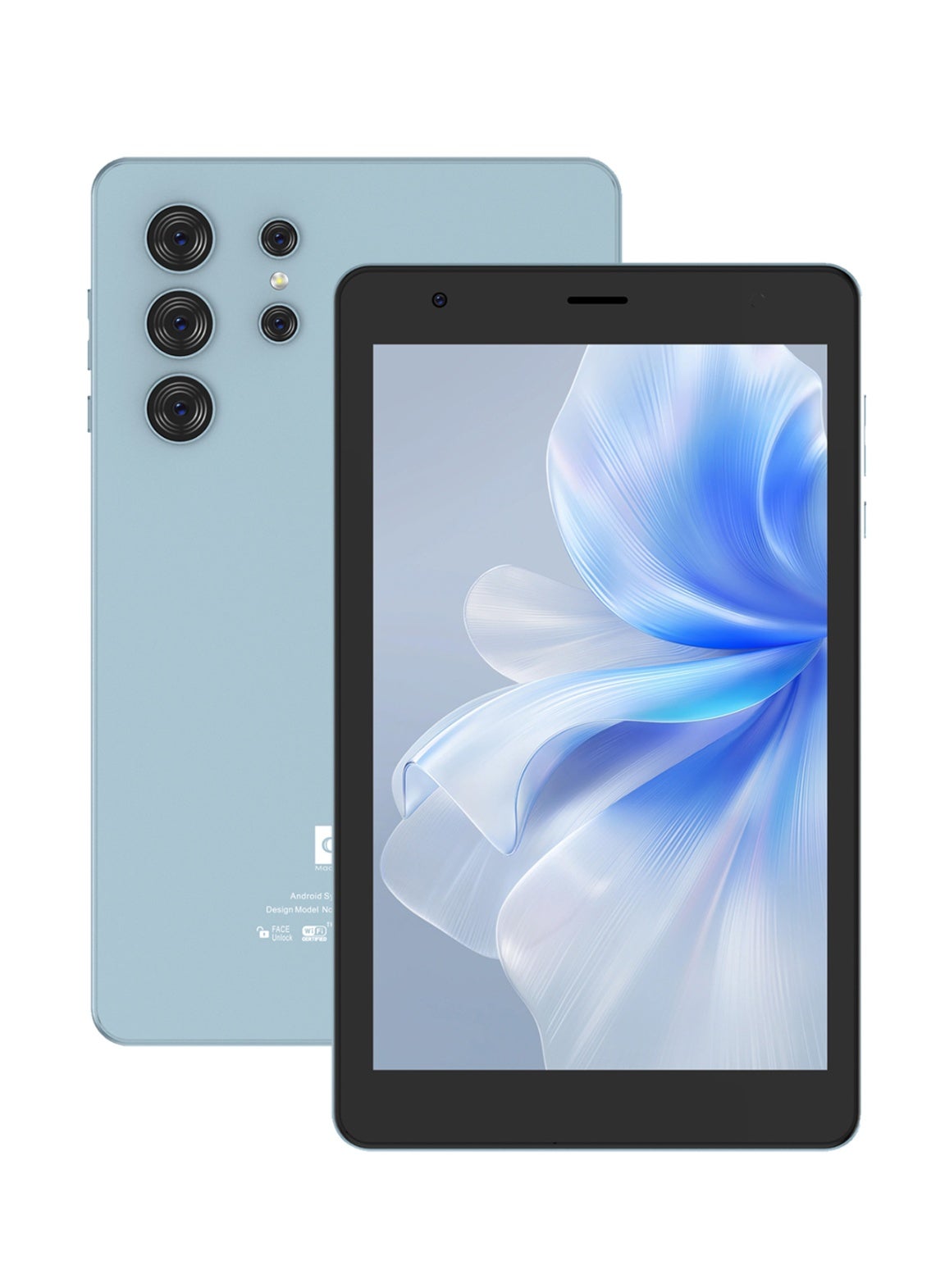 CM826 Ultra 8-Inch IPS Smart Tablet PC with Stylus & Cover 8GB RAM 512GB ROM Dual Camera Single SIM 5G LTE Wi-Fi GPS Android Tablet for Kids – Blue