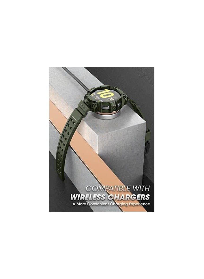 SUPCASE [Unicorn Beetle Pro] Series Case for Galaxy Watch 4 [44mm] 2021 Release, Rugged Protective Case with Strap Bands - Image 3