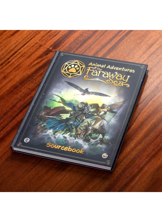 Steamforged Games - Animal Adventures: The Faraway Sea Sourcebook - Beginner’s Roleplaying Game Master RPG Rule Book with Stats, New Characters, 5 Immersive Adventures and Encounter Map - Image 1