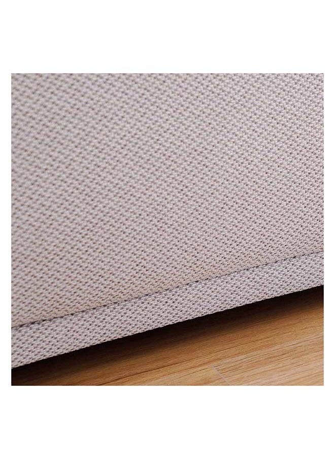 DANUBE HOME Danube Home Trident 1 Seater Fabric Sofa Accent Chair Modern Design One Seat Sofas Comfortable Living Room Furniture L 122 x W 100 x H 75 cm Grey / Champagne  - Image 5