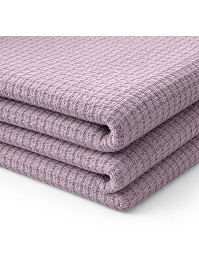 Relax Egyptian cotton Milan throw blanket,ultra-soft & lightweight with an elegant woven design ,king size 255x225 cm ,Kashmir Color - Image 5