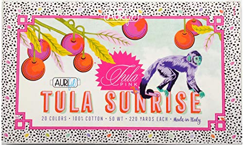 Aurifil Tula Pink Tula Sunrise Aurifil Thread Kit 20 Small Spools 50 Weight TP50SC20 - Image 5