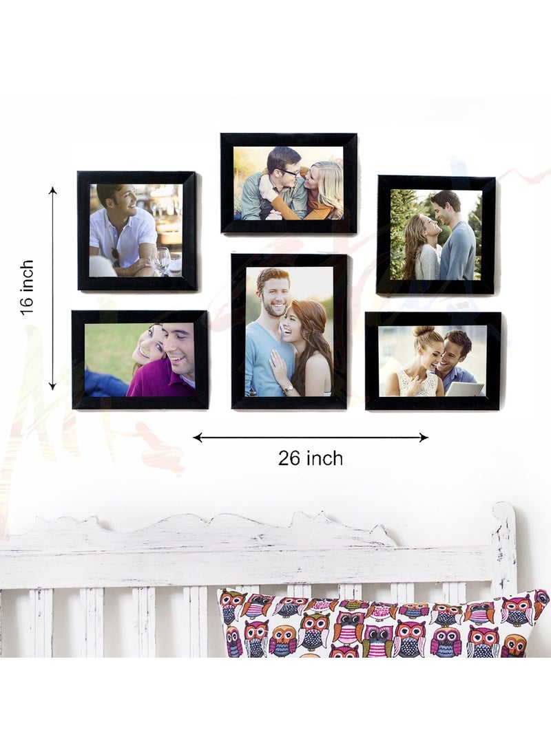 Art Street Art Street - Classy group Memory Wall photo frame - Set of 6 individual photo frame new (Set of 6 Normal Frame)  - Image 2