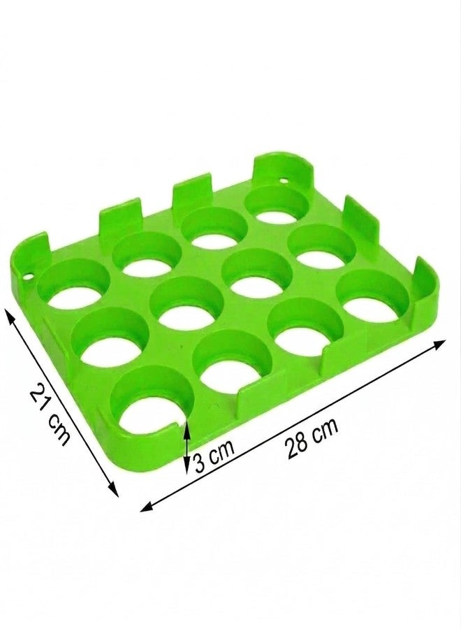 Btop® Cutlet Maker Tray with Multiple Cavities | Perfect Shape Patty & Cutlet Mould | Non-Stick Easy Release Kitchen Tool for Kebabs, Tikkis & Burger Patties (Green) - Image 2