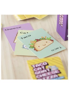 blue orange Blue Orange Taco Cat Goat Cheese Pizza 8-Bit Edition Card Game  - Image 5