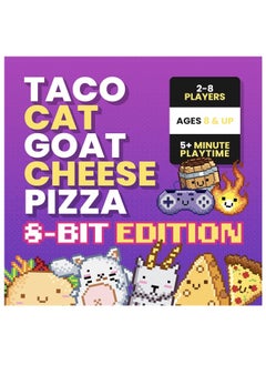 blue orange Blue Orange Taco Cat Goat Cheese Pizza 8-Bit Edition Card Game  - Image 2