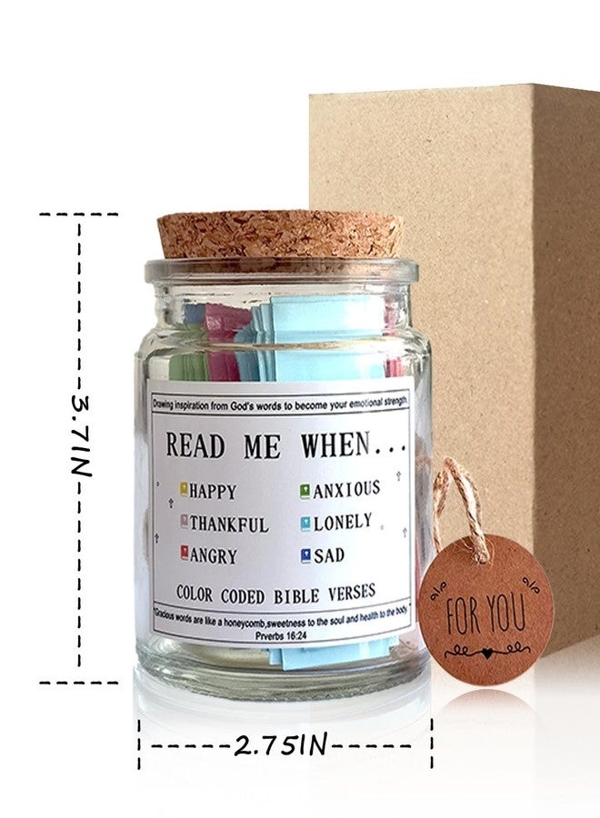 VANWYCHEN The Hope Jar: Bible Verses Read Me When - Scripture Prayer Jar With Colored Verses - Faith-Based Gifts for Women and Church - Image 4
