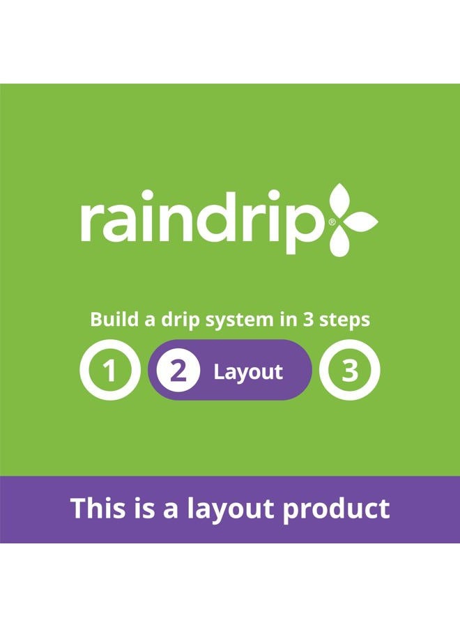 Raindrip R255DT 1/4-Inch Drip Irrigation Supply Tubing, 50 Foot, , for Drip Irrigation, Drip Emitters, Irrigation Parts, Systems, White Polyethylene - Image 2