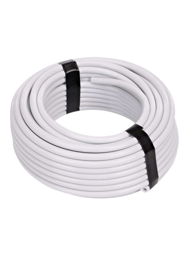 Raindrip R255DT 1/4-Inch Drip Irrigation Supply Tubing, 50 Foot, , for Drip Irrigation, Drip Emitters, Irrigation Parts, Systems, White Polyethylene - Image 1