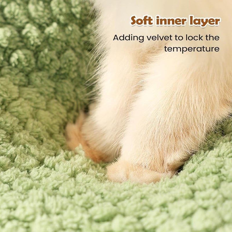 Soft Cat House With Sunflower Entrance Removable Washable Bed Winter Warm Sleeping Spot 16 93x14 17x13 39 Inches - Image 5
