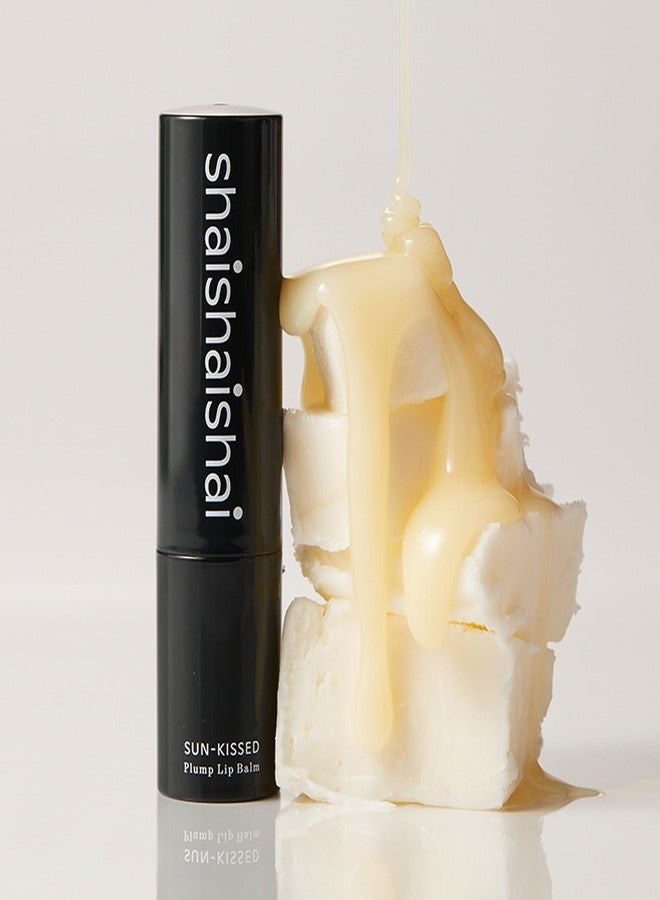 shaishaishai SUN-KISSED Plump Tinted Lip Balm, Lip Plumper, 70% Skincare Ingredients Providing Deep Hydration to Cracked & Chapped Lips, Lightweight Buildable High Gloss Finish, 04 Peach Crush - Image 2