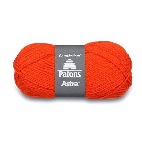 Patons Hot Orange Astra Yarn-Solids, 1.75 oz - Image 1