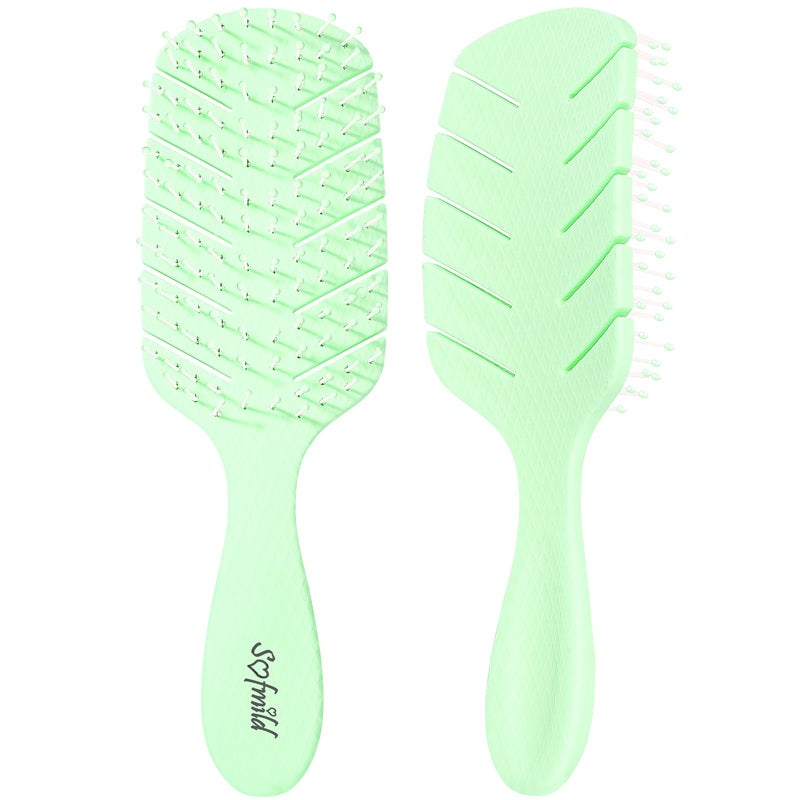 Sofmild Valentine's Day Gifts for Her Hair Brush for Women Girlfriend Wife Detangling Brush for Curly Thick Wet Dry Hair Easily No Pulling - Image 1