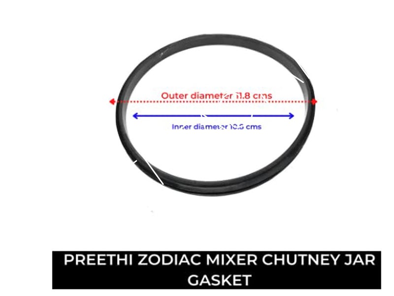 PENTASTARAChutney Jar Gasket for Preethi ZodiacZionZodiac 20 Steele Supreme Mixer Jars 4 unitsMaterialRubber - Image 3