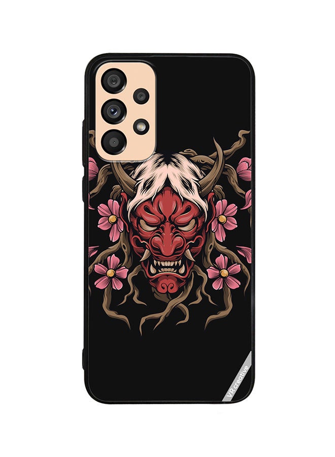 VR CREATIVE Protective Case Cover For Samsung Galaxy A23 Demon Oni Mask Design Multicolour - Image 1