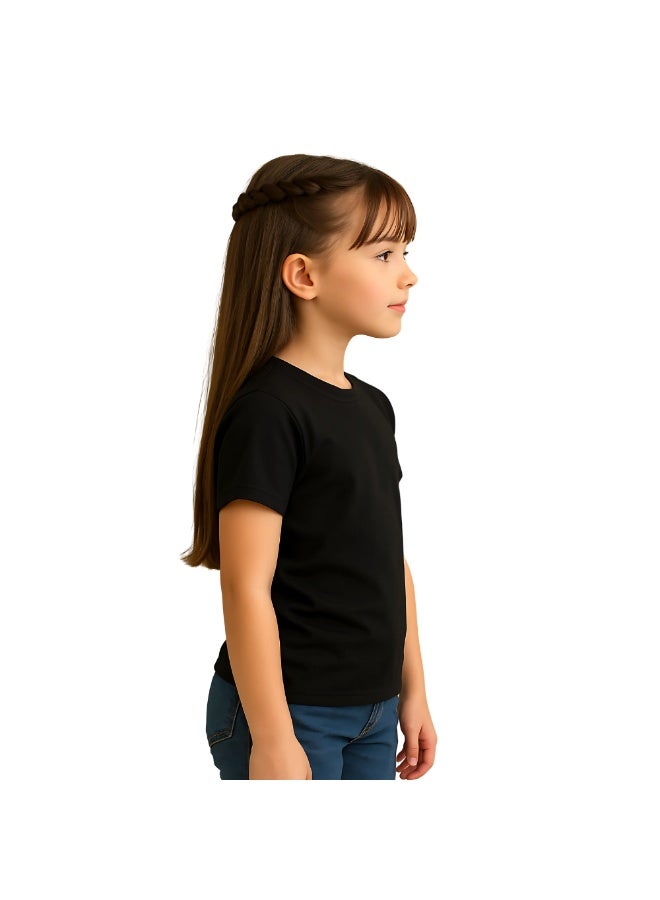 برينت شوب فور مي تي شيرت أطفال بأحرف أبجدية عيد الميلاد للبنات - تي شيرت قطني ناعم برقبة مستديرة وأكمام قصيرة بتصميم حرف أبجدي على شكل قزم - رائع لحفلات عيد الميلاد - Image 5