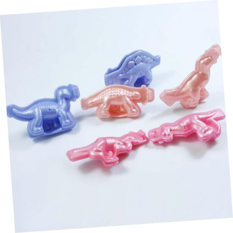12 Pcs Dinosaur Molds For Kids Creative Play Set Random Colors And Patterns - Image 5