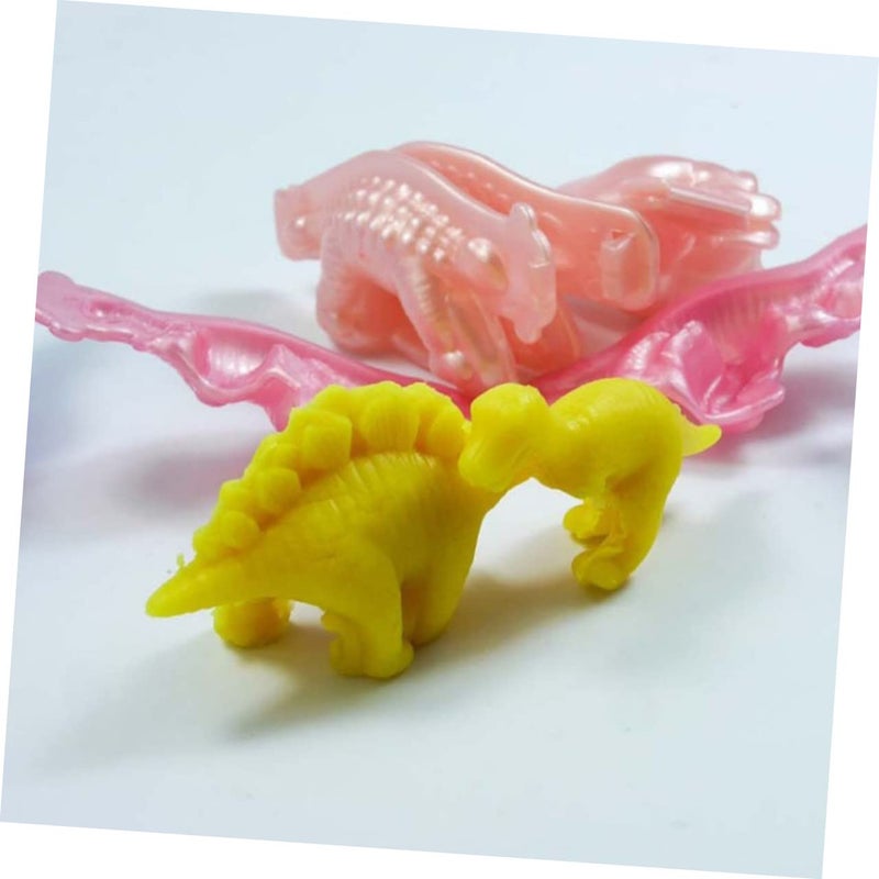 12 Pcs Dinosaur Molds For Kids Creative Play Set Random Colors And Patterns - Image 4