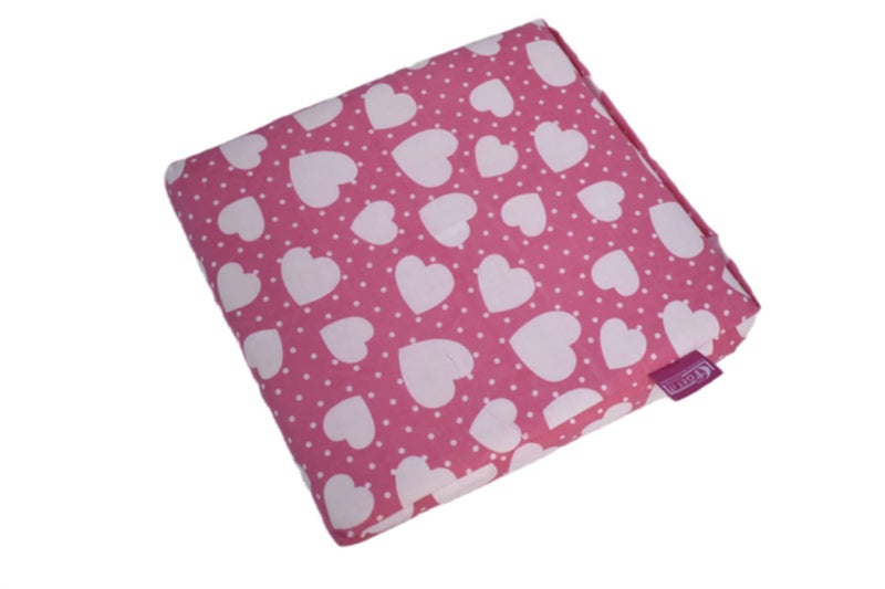 GET IT Multi Use Wedge Pillow for Pregnancy Women and New Born Baby | Lower Back-Pain Relief |Knee Support Between Legs | Anti Vomiting and Milk Spitting for New Born Baby (Heart Pink) - Image 4