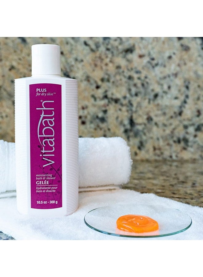 Vitabath Plus For Dry Skin Moisturizing Bath & Shower Gel Wash Nourishing Replenishing Oils Deeply Hydrate & Soothe Drynessbody Cleanser Skin Restore & Foaming Gelee10.5 Oz - Image 2
