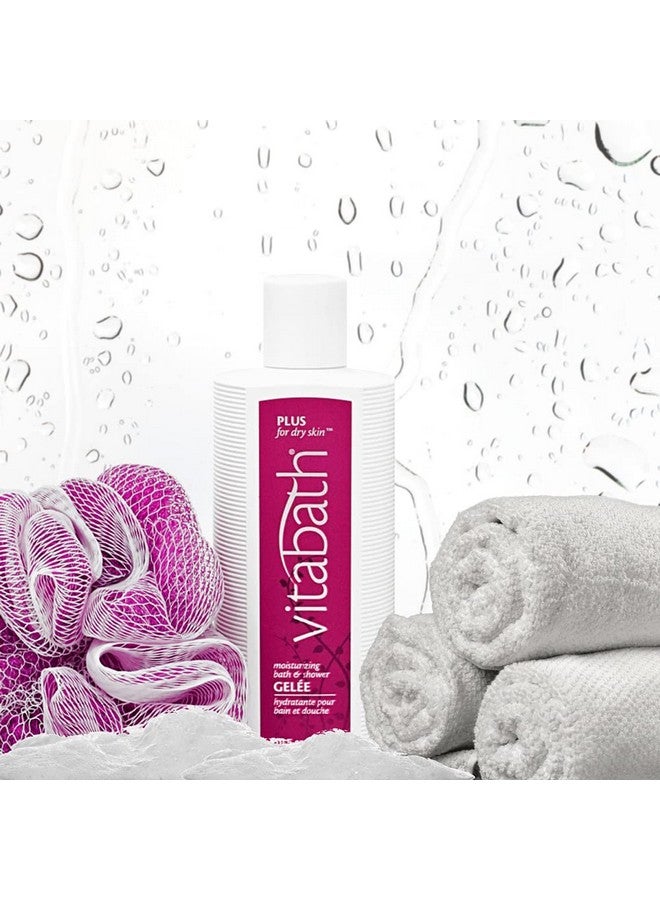 Vitabath Plus For Dry Skin Moisturizing Bath & Shower Gel Wash Nourishing Replenishing Oils Deeply Hydrate & Soothe Drynessbody Cleanser Skin Restore & Foaming Gelee10.5 Oz - Image 5