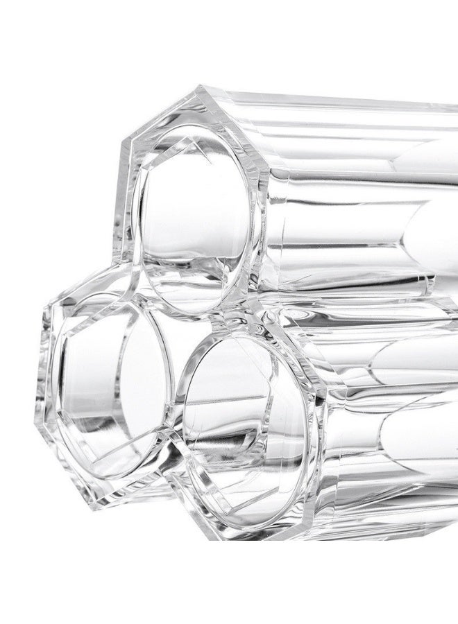 Cosmetic Organizer, Makeup Brush Collection Clear Acrylic, Eyebrow Pencil and Lipstick Storage, Pen Holder - Image 2