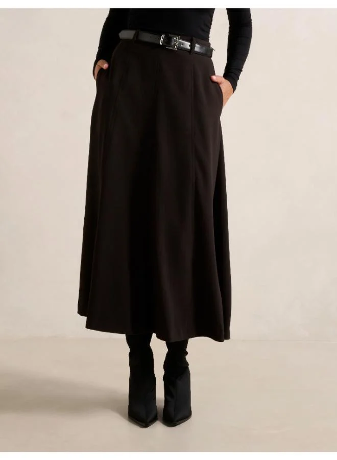 Forever New Celine Belted Midi Skirt