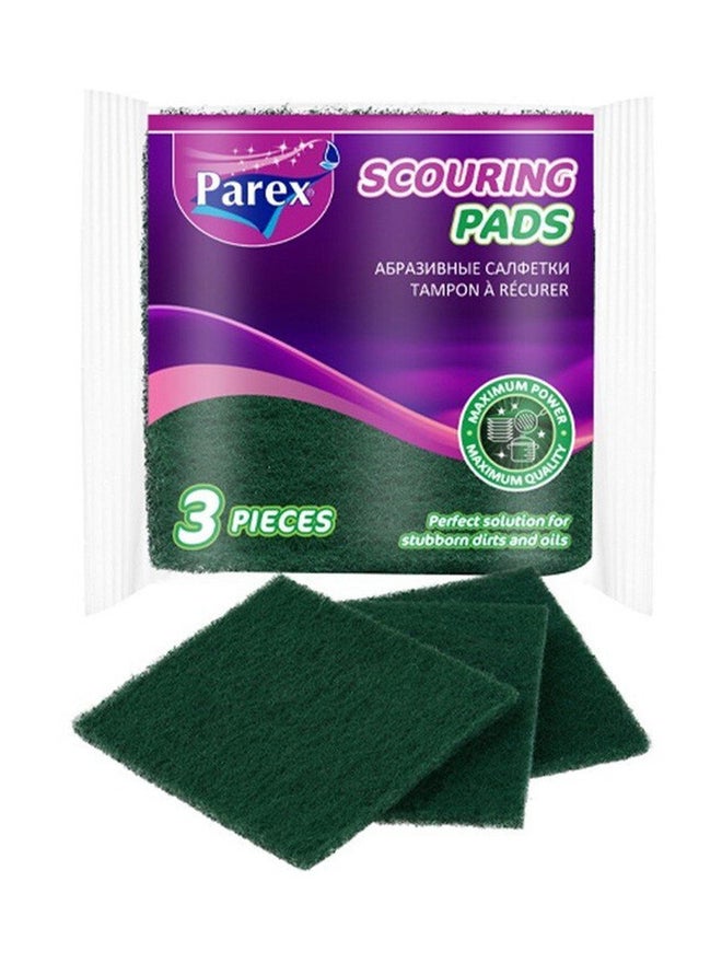 Parex 3-Piece Scourer Pad Value Pack 13cm x 14cm - Image 2