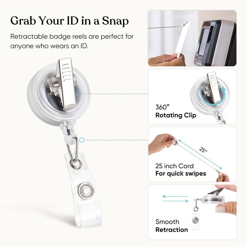 YOPPIX Llama Potion Liquid-Filled Badge Reel, Shaker Funny Badge Reel Retractable for Nurses RN EN Doctor Paramedic Phlebotomist Medical - Image 5