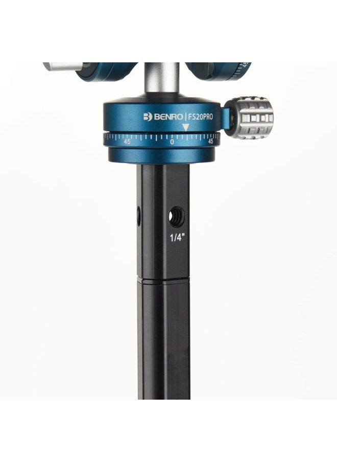 BENRO CyanBird Carbon Fiber 5 Section Tripod w/FS20PRO 2 in 1 Head (TCBC15FS20PROC)  - Image 5