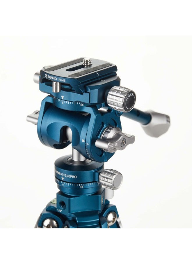 BENRO CyanBird Carbon Fiber 5 Section Tripod w/FS20PRO 2 in 1 Head (TCBC15FS20PROC)  - Image 4