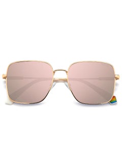 Polaroid Women's Polarized Square Sunglasses - Pld 6194/S/X Gold Millimeter - Lens Size: 56 Mm  - Image 4