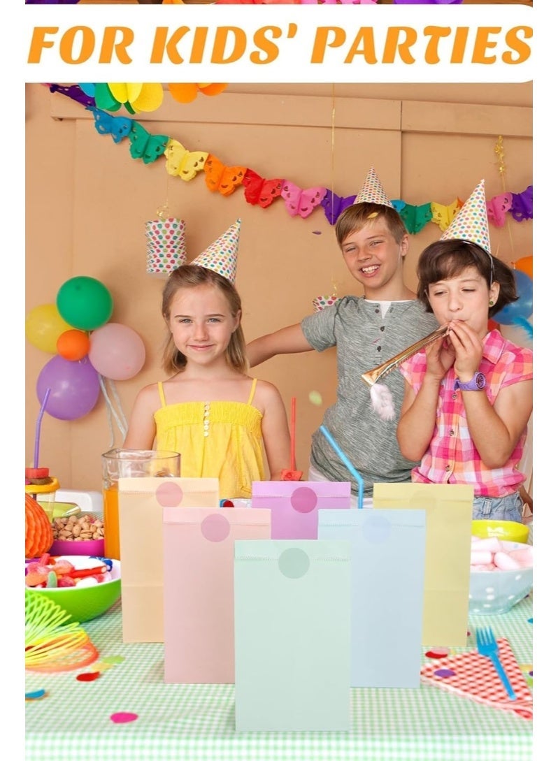 اكياس هدايا لاعياد الميلاد 24 قطعة اكياس ورقية ملونة هدايا حفلات للاطفال هدايا صغيرة من الحلوى والبسكويت واكياس هدايا لاعياد الميلاد. - Image 3
